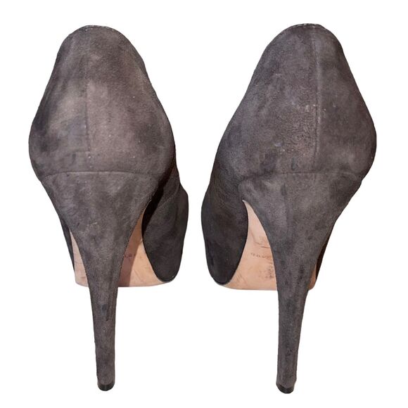 Brian Atwood Platform Pumps Suede Heels Stiletto - Picture 5 of 9